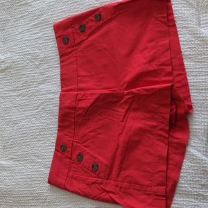Loft Riviera shorts red size 16 NWT